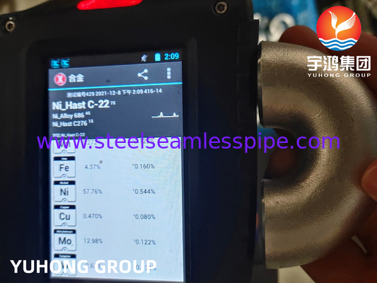 ASTM B366 C22 Pipe Elbow Supplier raccords en alliage de nickel résistant à la corrosion