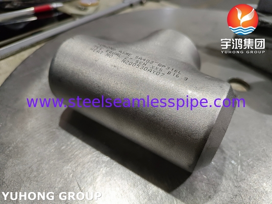 Appareils de soudure à fente conformes à la norme ASTM A403 en acier inoxydable à haute pression WP316L