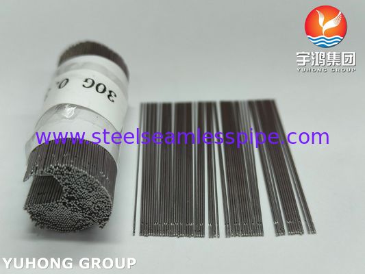 Tuyau d' aiguille d' irrigation endodontique en acier inoxydable médical 30G 33MM, double ouverture latérale