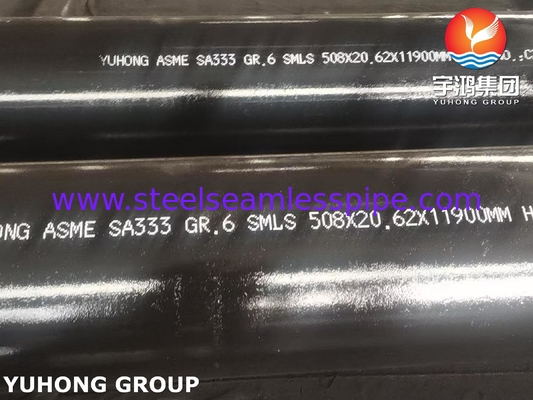 Tuyau en acier au carbone sans soudure ASME SA333 Grade 6 pour basse température