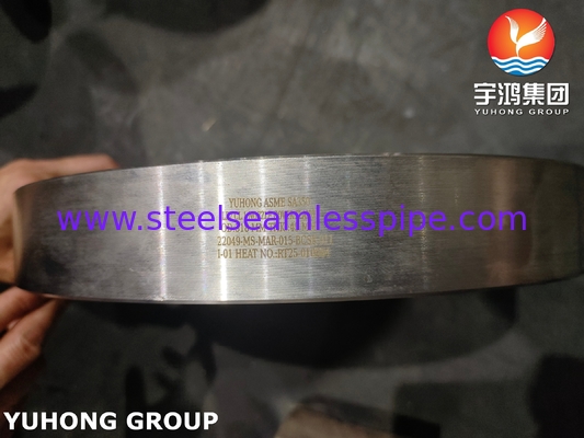 ASME SA350 LF2 Classe 1 Flange de couverture de buse en acier au carbone forgé pour systèmes de tuyauterie