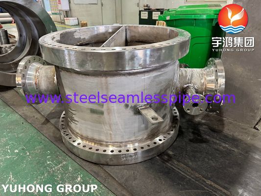 Canal pour échangeur de chaleur à tubes et calandre ASME BPVC Section II