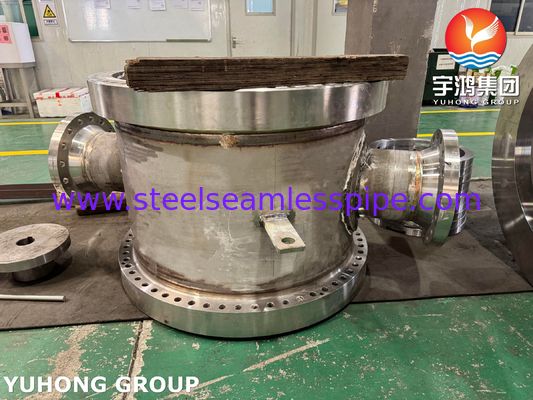 Canal pour échangeur de chaleur à tubes et calandre ASME BPVC Section II