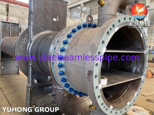 Condensateur sous vide de deuxième étape certifié ASME pour unité de raffinage de solvants de lubrifiants