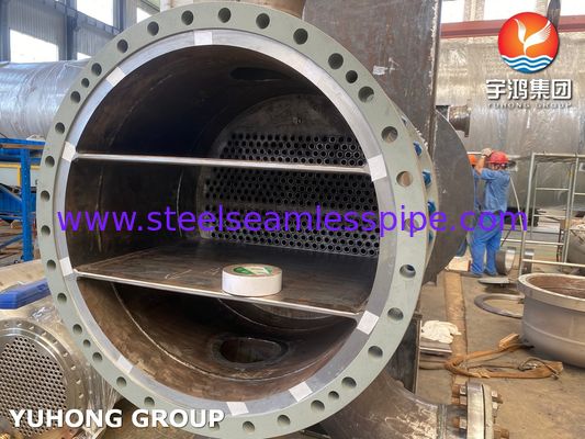 Condensateur sous vide de deuxième étape certifié ASME pour unité de raffinage de solvants de lubrifiants