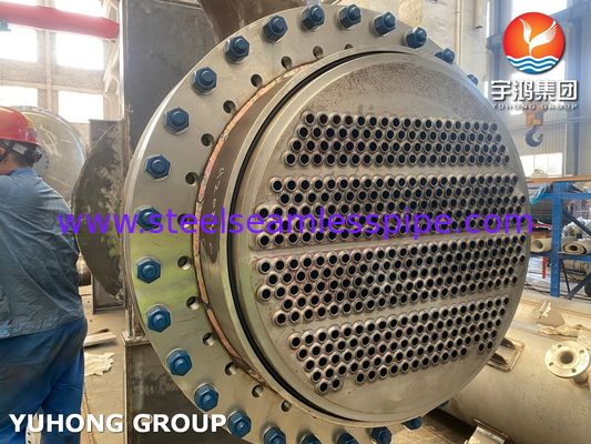 Condensateur sous vide de deuxième étape certifié ASME pour unité de raffinage de solvants de lubrifiants