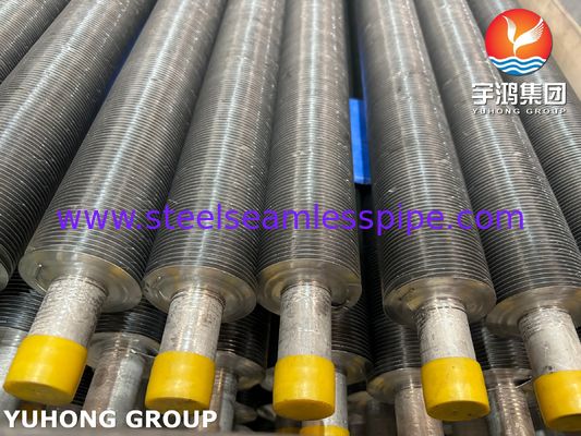Tube sans soudure en acier au carbone à ailettes G intégrées ASTM A179 pour refroidisseur d'air, tour de refroidissement
