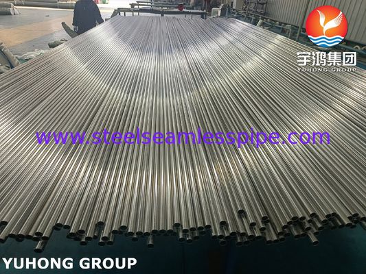 ASTM A249 TP304 Tubes d'échangeur de chaleur soudés en acier inoxydable, brillante et recuit