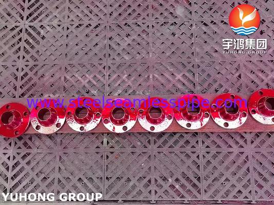 ASTM A105 Flange forgée en acier au carbone à face soulevée à coude de soudure B16.5