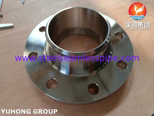 ASTM B462 C276 UNS N10276 Cou de soudure en alliage de nickel ((WN) Flange forgée face soulevée