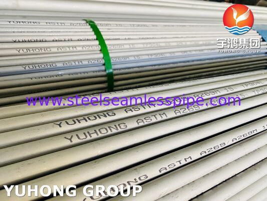 ASTM A269 TP304L / 03Х18Н11 Tubes en acier inoxydable sans soudure pour le service corrosif
