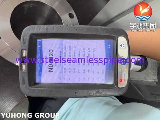 ASTM B564 N08020 Flange en acier allié au nickel pour application à haute température