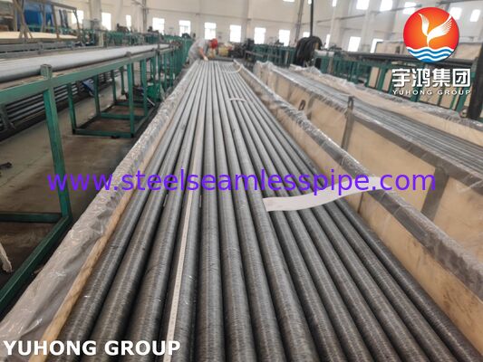 Tube à ailettes intégrées en acier au carbone ASME SA209 avec ailettes AL1060 pour échangeurs de chaleur