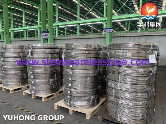 ASTM A269 TP316L Tubes en bobine en acier inoxydable résistantes à la corrosion et à haute température