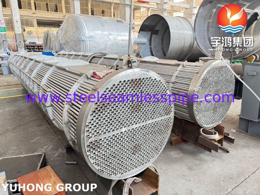 ASME SA213 TP316L Boîte de tubes d'échangeur de chaleur en acier inoxydable avec conception résistante à la corrosion pour noyau de remplacement direct