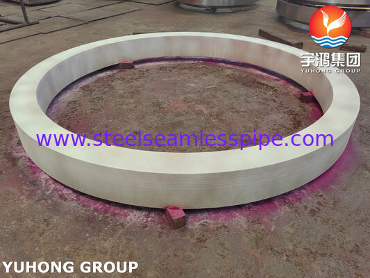 Anneau en alliage cuivre-nickel ASME SB171 C70600 pour pièce d'échangeur de chaleur