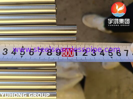 Tube brillant en acier duplex ASTM A789 S32750 SMLS, résistance à la corrosion par les ions chlorure