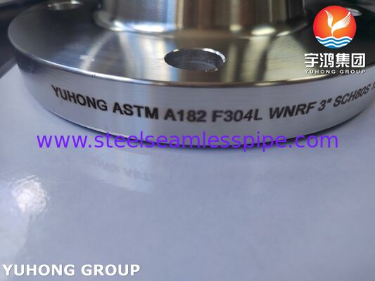 ASTM A182 F304L Flange en acier inoxydable face soulevée