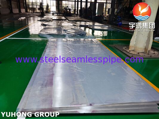 Plaques plaquées en acier au titane, pièces de revêtement SA516 Gr 70 avec composite explosif Gr.2