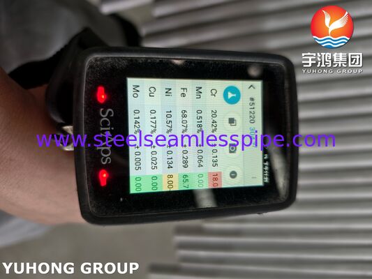 ASTM A312 UNS S30815 Tubes en acier sans soudure résistantes à haute température et oxydation pour les applications d'échangeurs de chaleur et de fours