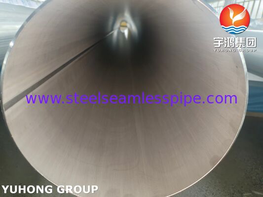 Tuyau soudé en acier inoxydable ASTM A358 TP316L, décapé et recuit