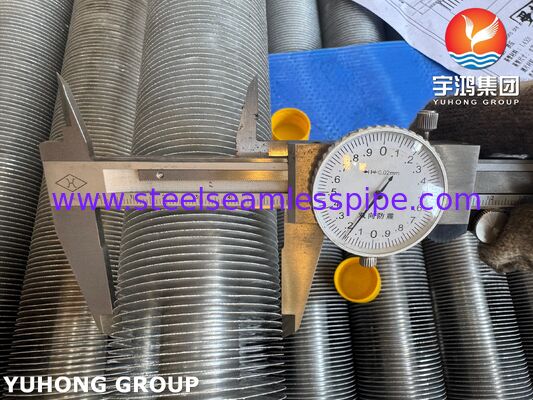 EN 10217-7 1.4301 Tube à ailettes extrudé pour chaudières et refroidisseurs d'air