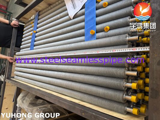 EN 10217-7 1.4301 Tube à ailettes extrudé pour chaudières et refroidisseurs d'air