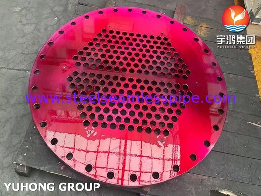 Tubesheet fixe en acier inoxydable ASME SA240 SS304 pour échangeur de chaleur