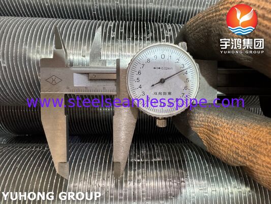 Tubes à nageoires extrudées - Base en acier au carbone ASTM A179 / nageoires en aluminium 1060 pour échangeurs de chaleur