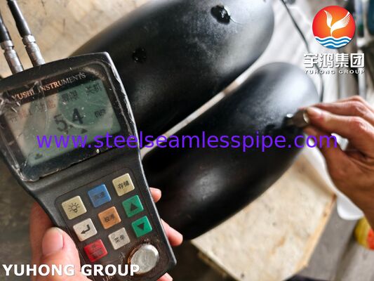 ASTM A420 WPL6-S acier au carbone forgé à long rayon de 90° pour le service à basse température