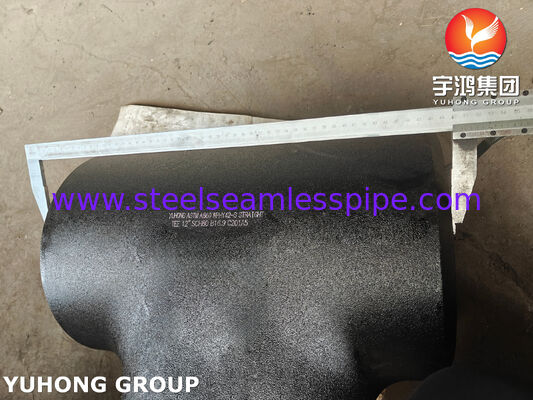 ASTM A860 WPHY42-S équivalent Tee, soudage à bout en acier à haute résistance pour systèmes de pipelines à haute pression