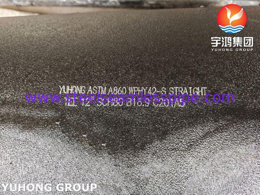 ASTM A860 WPHY42-S équivalent Tee, soudage à bout en acier à haute résistance pour systèmes de pipelines à haute pression