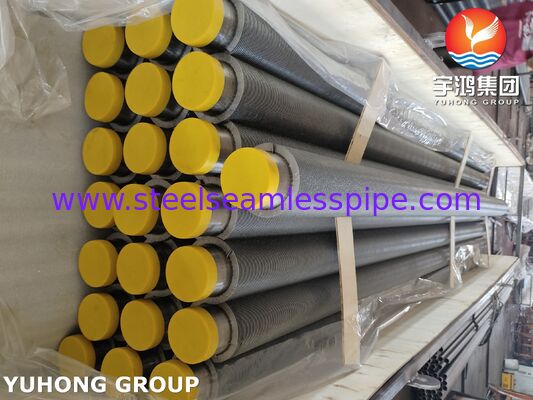 A335 P9 Tubes à aileron HFW pour échangeurs de chaleur à haute température Ailerons en acier au carbone