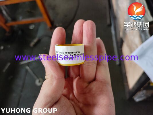 Tubes à nageoires serrées soudés à haute fréquence TP304H Base / SS304 Fin