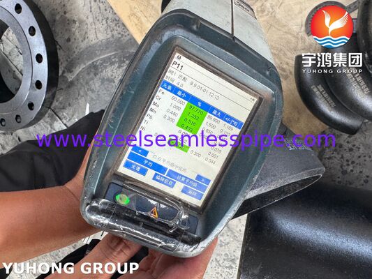 Réducteur concentrique ASTM A234 WP11 CL2 Buttweld en acier allié monté jusqu'à 64"