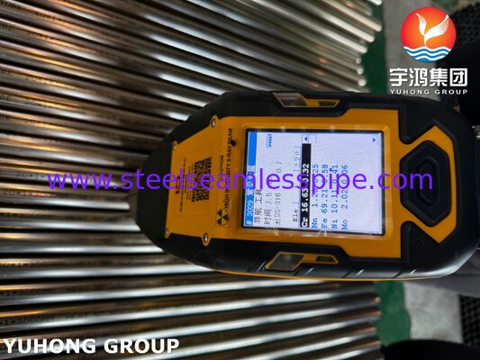 ASTM A249 TP316L 1.4404 Tubes soudés en acier inoxydable brillant recuit pour évaporateur EP MP