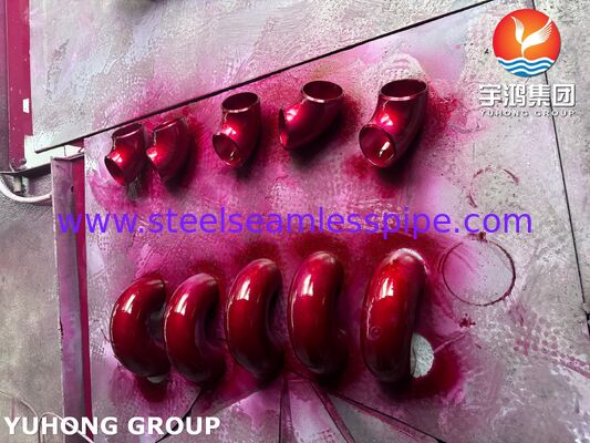 ASTM A403 WP304H raccord en acier inoxydable à courte portée coude soudé à l'envers sans soudure B16.9