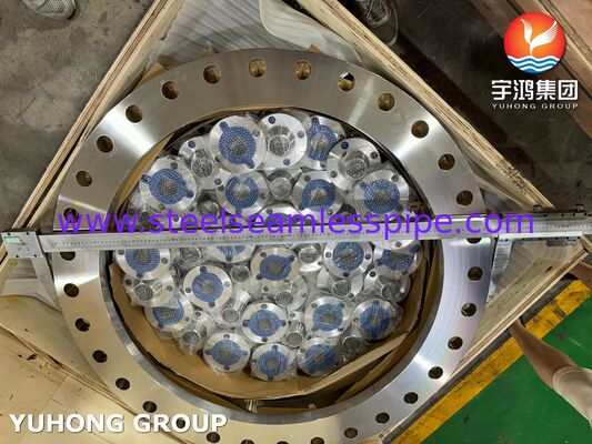 ASTM A240 F904L Flanche à face plane à glissement AWWA C207 Tableau2 Classe D répond aux normes américaines en matière d'eau