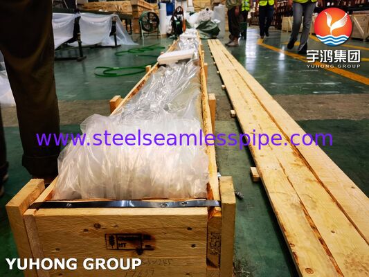 Application du condensateur et de l'échangeur de chaleur ASTM B111 C68700 Tubes en cuivre nickel