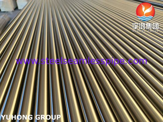 Tube sans soudure en acier inoxydable recuit brillant ASTM A213 TP321H avec haute résistance à la corrosion et au fluage à haute température pour échangeurs de chaleur