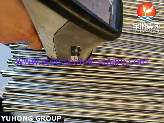 Tube sans soudure en acier inoxydable recuit brillant ASTM A213 TP321H avec haute résistance à la corrosion et au fluage à haute température pour échangeurs de chaleur