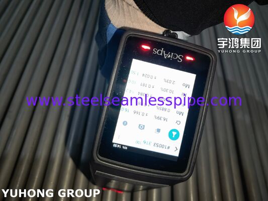 ASME SA213 TP316L Application d'échangeurs de chaleur à tubes sans soudure en acier inoxydable