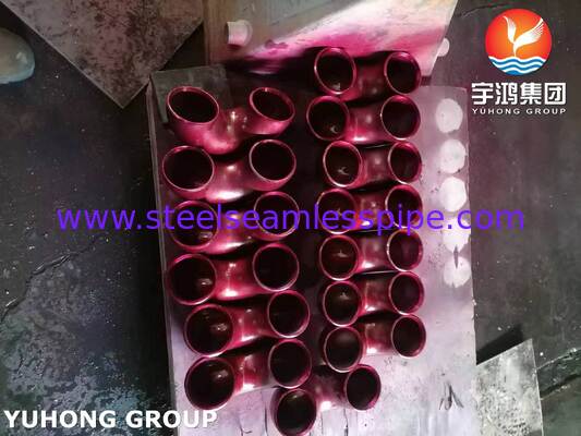 L'installation de tuyaux en acier inoxydable à coude de 180°