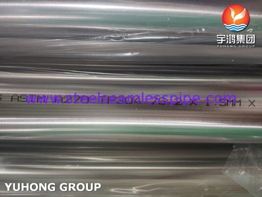 Tubes sanitaires en acier inoxydable ASTM A270 TP304 recuit brillant pour l'industrie laitière, grain 320 / 240