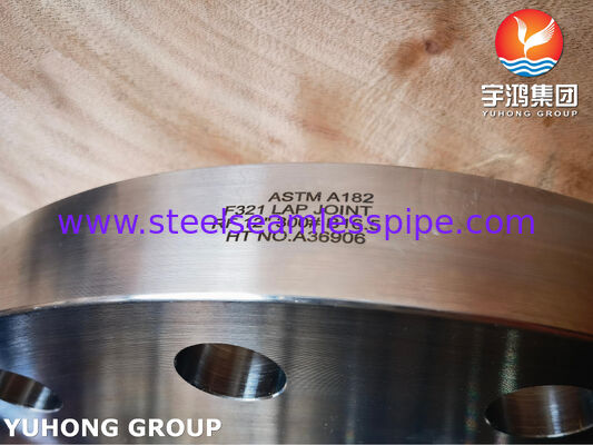 ASTM A182 F321 / UNS S32100 / 1.4541 Flange en acier inoxydable à enroulement joint Flange RF