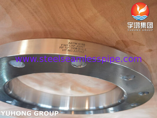 ASTM A182 F321 / UNS S32100 / 1.4541 Flange en acier inoxydable à enroulement joint Flange RF