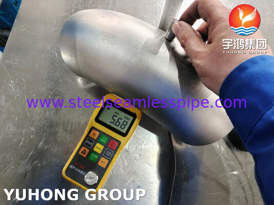 ASTM A403 WP304H-S Coude pour le domaine industriel, raccord de tuyauterie en acier inoxydable