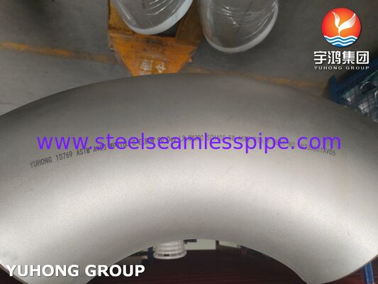 ASTM A403 WP316L-S Coude de raccordement, coude de tuyau sans soudure en acier inoxydable