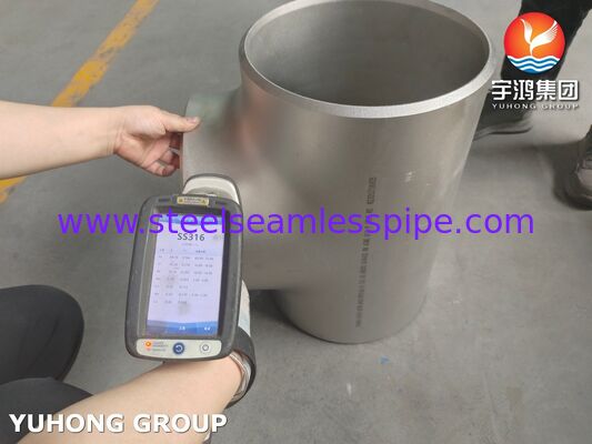 ASTM A403 WP316L-S Coude de raccordement, coude de tuyau sans soudure en acier inoxydable