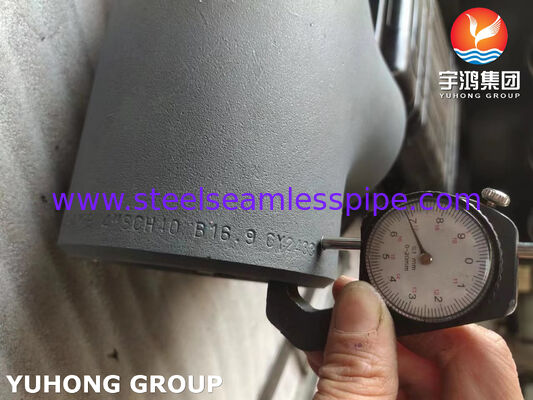 Té ASTM A234 WPB, Té à souder bout à bout en acier au carbone à haute résistance pour les systèmes de pipelines de pétrole, de gaz et d'eau